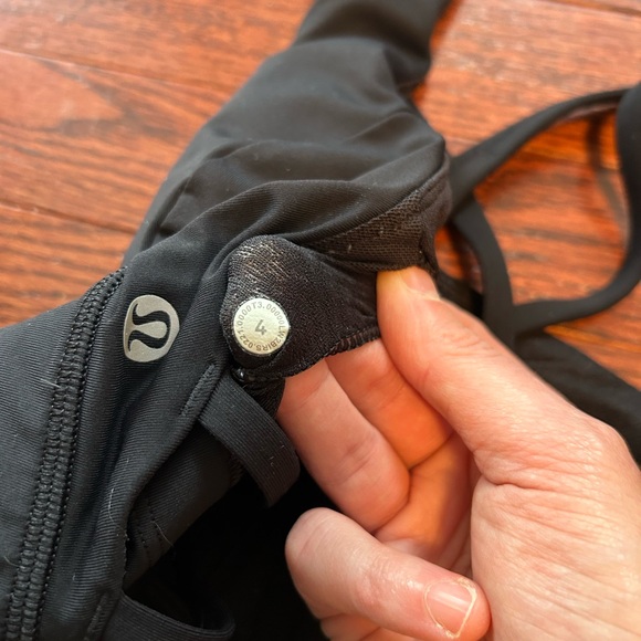 EUC lululemon Free to be Serene longline bra Size 4 - Picture 3 of 5